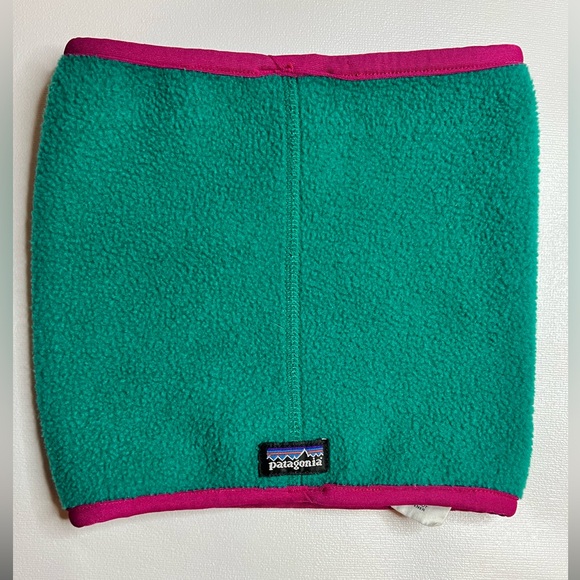 Patagonia Accessories - Vintage Patagonia Fleece Neck Warmer Gaiter Scarf - Blue/Pink